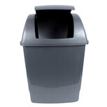 Afvalbak met scharnierend deksel, 26 liter, 49 &times; 32,5 &times; 28,5 cm