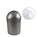 Afvalemmer met scharnierend swingdeksel, 5 liter, d = 19 cm, H = 30 cm,