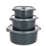 Magnetronbestendige bakjes 3-delige set: 0,5 , 1 , 2 liter,