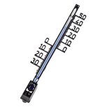 Hama Binnen-Buitenthermometer Analoog Boomstructuur 16 cm Zwart