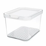 Rotho CAUMA Koelkastorganizer 13.6x18.4x11.3 cm 2.15L Wit/Transparant