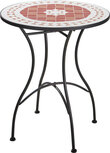 Excellent Houseware Bistro Tafel Mozaiek Design 72cm Hoog &amp; 60cm Breed