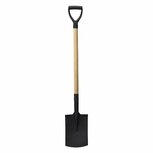 Pro Garden Schep met Houten Steel 115 cm Zwart/Hout