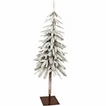Decoratie Dennenboom met Sneeuw 120 cm Wit/Groen