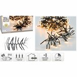 Cluster LED-Verlichting 2016 LED's 1460 cm Warm Wit Zwart