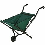 Opvouwbare Kruiwagen 110x56x64 cm Groen/Zwart