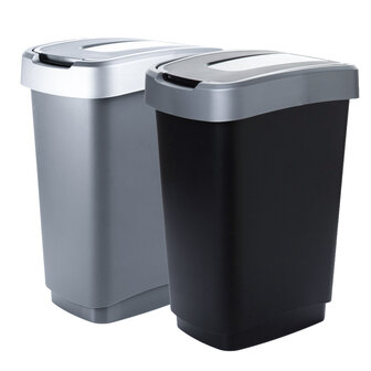 Afvalbak AMRUM, 50 L, 56,5 x 29,5 x 39,5 cm,