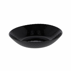 Diep Bord Pampille 20 cm Glas/Zwart