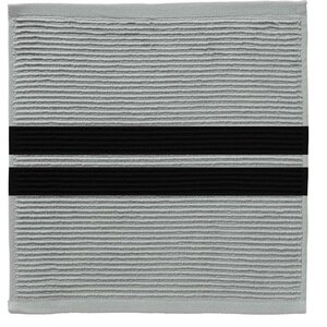 DDDDD Vaatdoeken 30x30 cm 3 Stuks Grijs/Zwart/Katoen