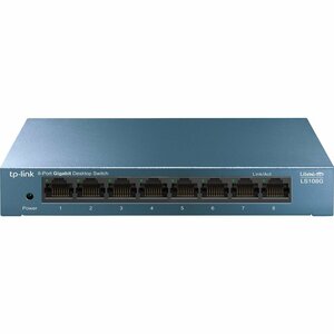 TP-Link LS108G 8-Poorts Netwerk Switch Blauw