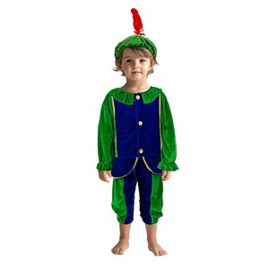Pietenpak 110-116 Groen/Blauw
