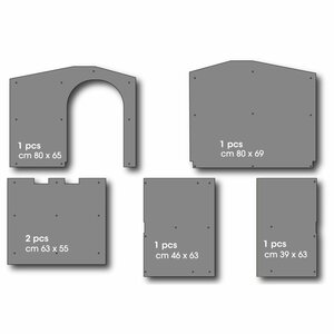 Bama Pet Kit Isolatiepanelen Hondenhok Groot