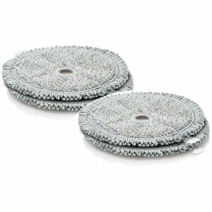 Bosch Unlimited 7 ProHygienic Aqua Dweilpads 2 Stuks Grijs
