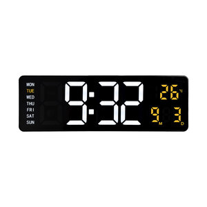 NeXtime NE-3322 Wandklok Super Digi 38,8x12,9 Cm