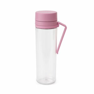 Brabantia Make & Take Waterfles met Zeef 0.5L Roze/Transparant