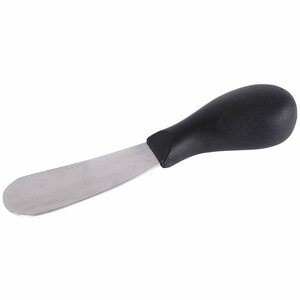 Botermesje 12.5 cm RVS/Zwart