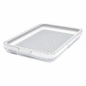 Rotho CAUMA Koelkastorganizer 18.4x27x3.1 cm 1.3L Wit/Tranparant