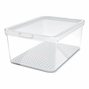Rotho CAUMA Koelkastorganizer 4.65L Wit/Transparant