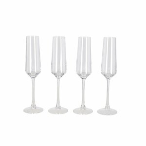 Daily Home Champagneglazen 190 ml 4 Stuks Transparant