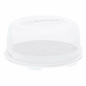 Rotho Fresh Taartdoos 35.5x16.5 cm Wit/Transparant