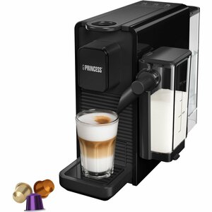 Princess Capsule and Latte Pro Koffiemachine Zwart