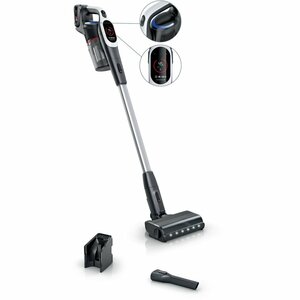 Bosch BCS931WBA Accu Steelstofzuiger Zwart/Zilver