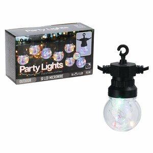 LED Feestverlichting 10 LED's Multicolor Zwart