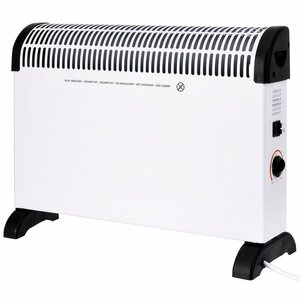 Convector Kachel 2000W Wit/Zwart
