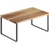 Metaltex York Lava Kruidenrek 1 Etage 19x32x16 cm Acacia Hout/Zwart Metaal_