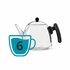 Bredemeijer Duet Classic Theepot 1.2L RVS/Zwart_