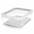 Rotho CAUMA Koelkastorganizer 18.4x13.6x6.2 cm 1.2L Wit/Transparant_