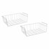 Metaltex Babette Hangmanden 40x26x14 cm 2 Stuks Wit_