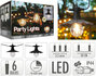 Pro Garden Party Lights Buitenverlichting 6 LED Filament Lampen Warm Wit 5,5 Meter Feestverlichting voor Buiten_