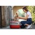Bama Pet Transportbox 59x38x37 cm Rood/Zilver_