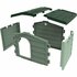 Bama Pet Cuccia Hondenhok 89x75x62 cm Groen_