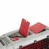Bama Pet Transportbox met Wieltjes 88x52x60 cm Rood/Grijs_