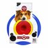 Bama Pet Trotto Disk Hondenspeelgoed 24.5x4.5 cm Blauw/Geel/Rood_