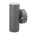 Smartwares GWL-176-HG Buiten Wandlamp Grijs/RVS_