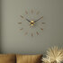 NeXtime NE-2610BR Grote Wandklok - 58cm - Stille Klok -Walnoot Hout - "Plug-Inn"_