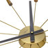 NeXtime NE-2610BR Grote Wandklok - 58cm - Stille Klok -Walnoot Hout - "Plug-Inn"_
