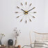 NeXtime NE-2610BR Grote Wandklok - 58cm - Stille Klok -Walnoot Hout - "Plug-Inn"_