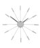 NeXtime NE-2610ZI Wandklok Dia. 58 Cm, Metaal, Zilver, 'Plug Inn'_