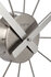 NeXtime NE-2610ZI Wandklok Dia. 58 Cm, Metaal, Zilver, 'Plug Inn'_