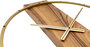 NeXtime NE-3195BR Wandklok 50.8x58.2x4.3, Hout/Steel, Bruin_