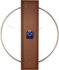 NeXtime NE-3195BR Wandklok 50.8x58.2x4.3, Hout/Steel, Bruin_