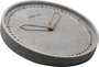 NeXtime NE-3197GS Wandklok Dia. 35 Cm, Polyresin, Grijs_