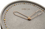 NeXtime NE-3197GS Wandklok Dia. 35 Cm, Polyresin, Grijs_