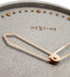 NeXtime NE-3197GS Wandklok Dia. 35 Cm, Polyresin, Grijs_