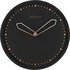 NeXtime NE-3197ZW Wandklok Dia. 35 Cm, Polyresin, Zwart_