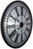 NeXtime NE-3255 Wandklok Cleopatra Mirror Dia 56cm Glas Zwart_